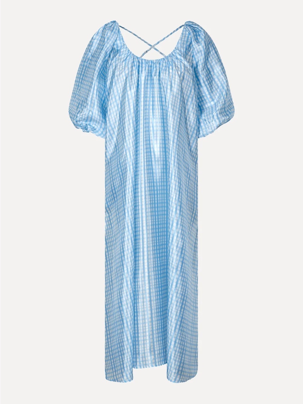 STINE GOYA SGTERESA DRESS - BLUE CHECK